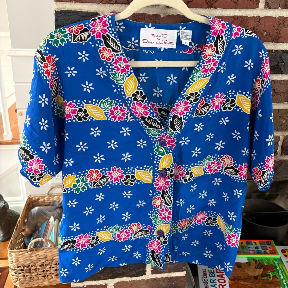 Vintage Miss O by Oscar de la Renta top